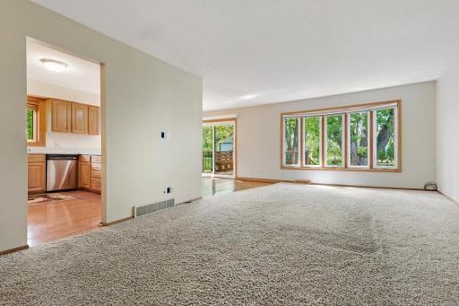 Look at those windows overlooking your gorgeous backyard! So bright and airy!!