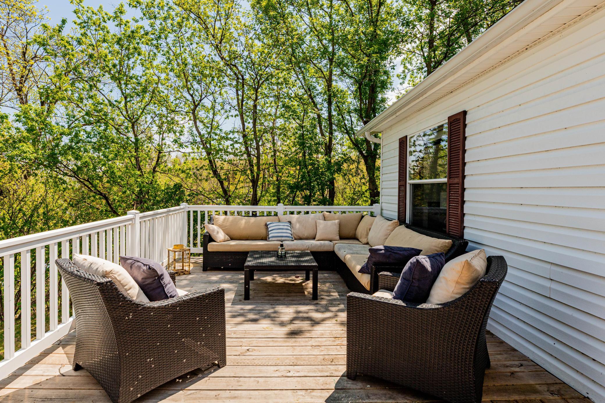 Another view of large deck