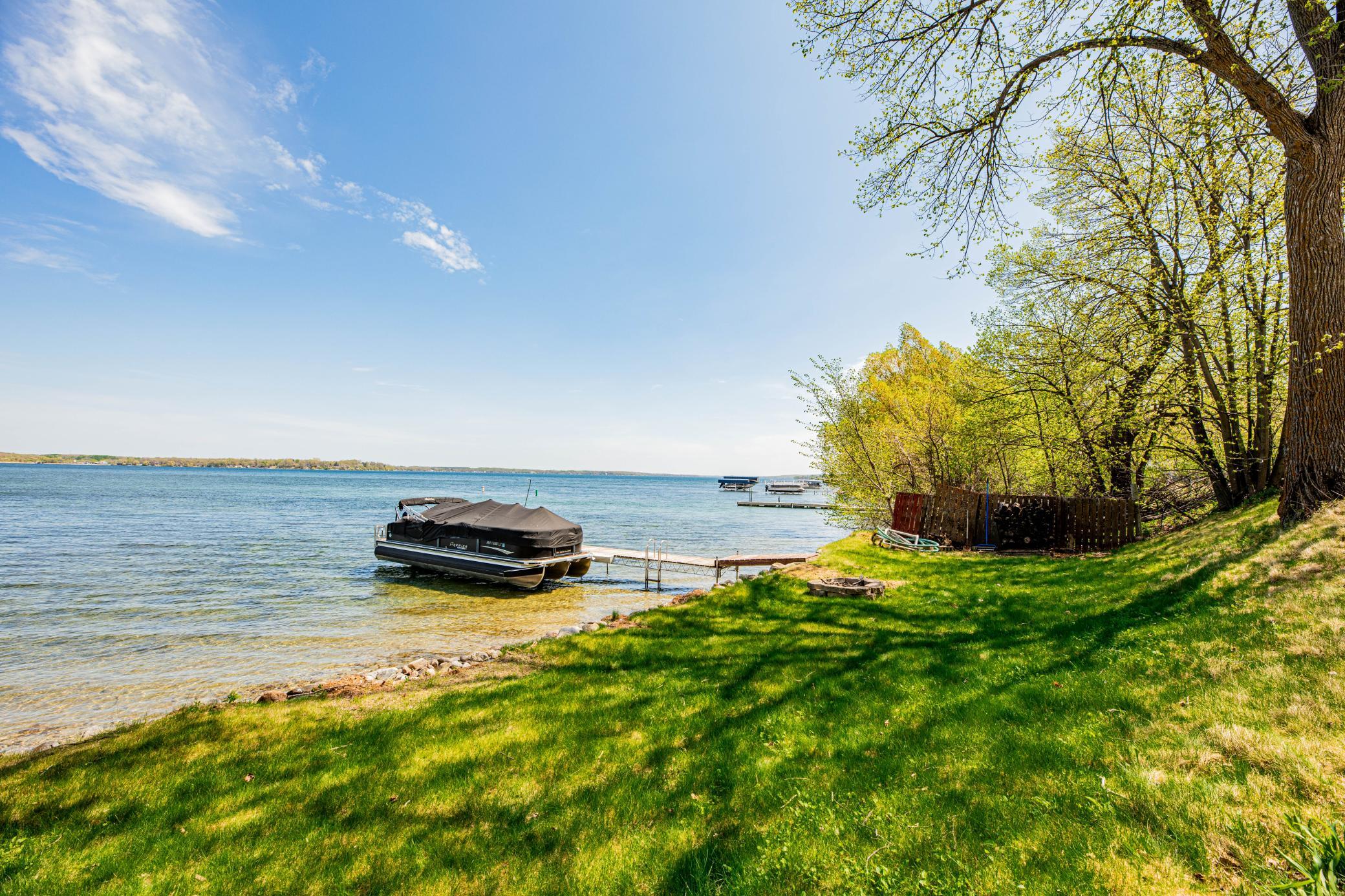 Pontoon and dock negotiable