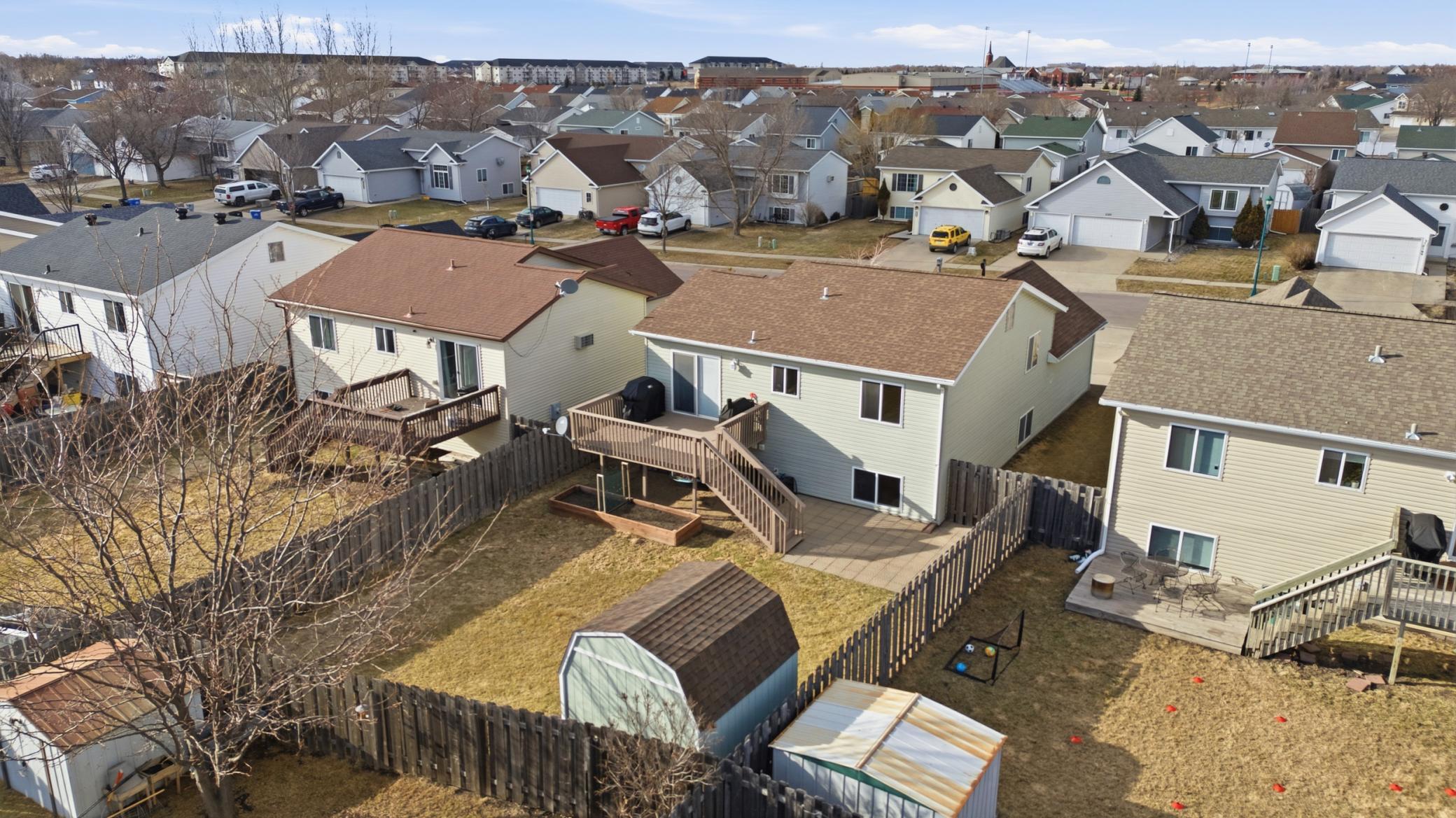 Fully Fenced Backyard