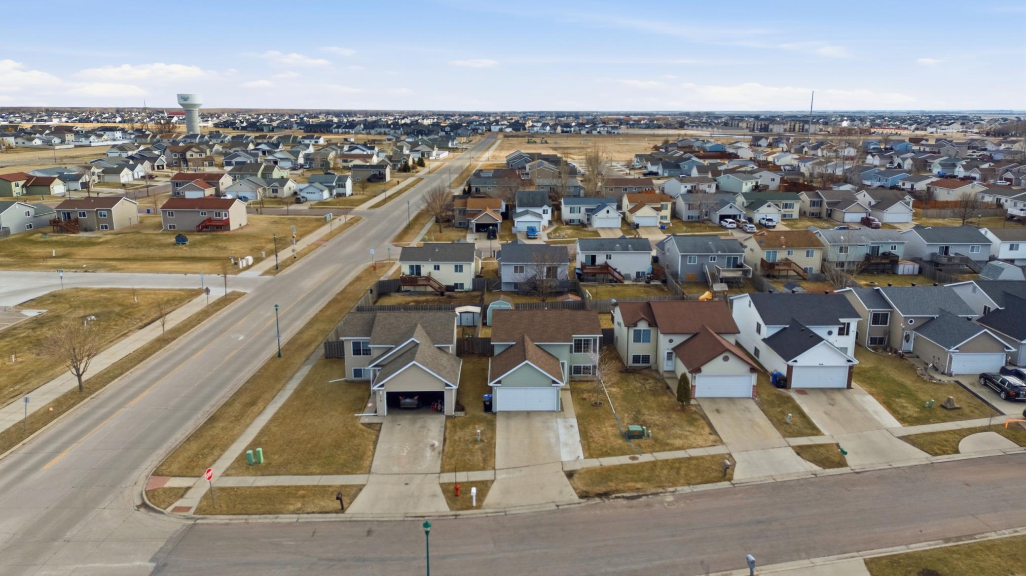 Aerial View Front of Home
