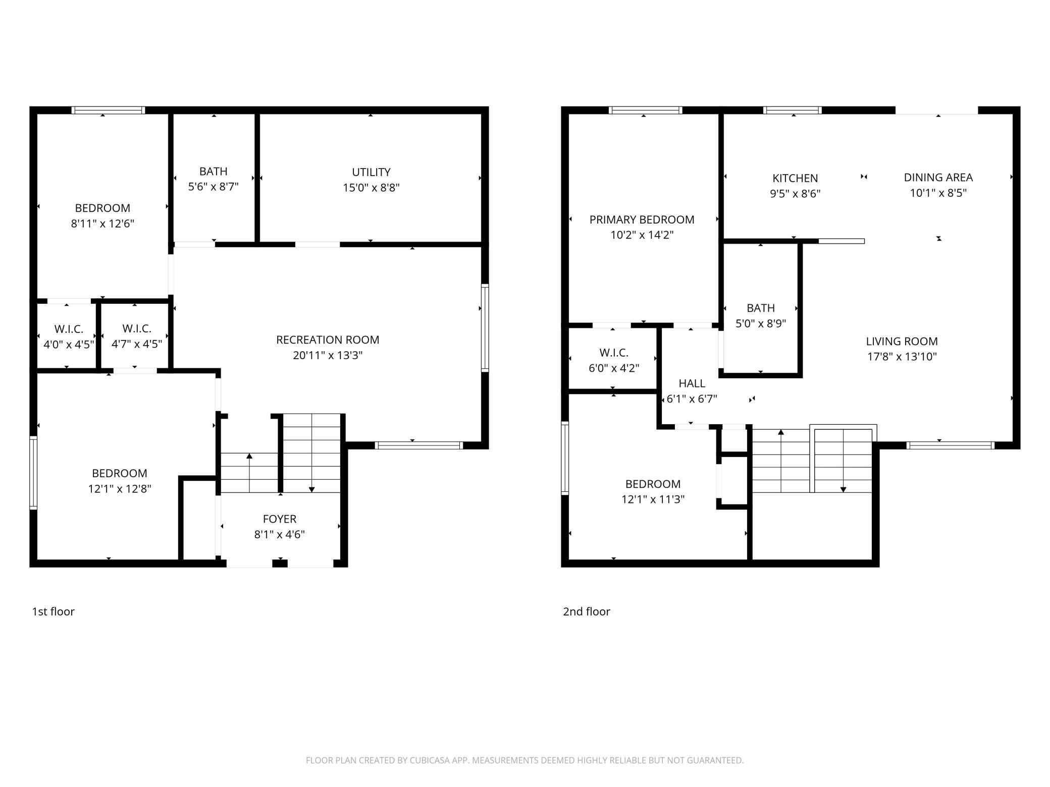 Both Floors Layouts