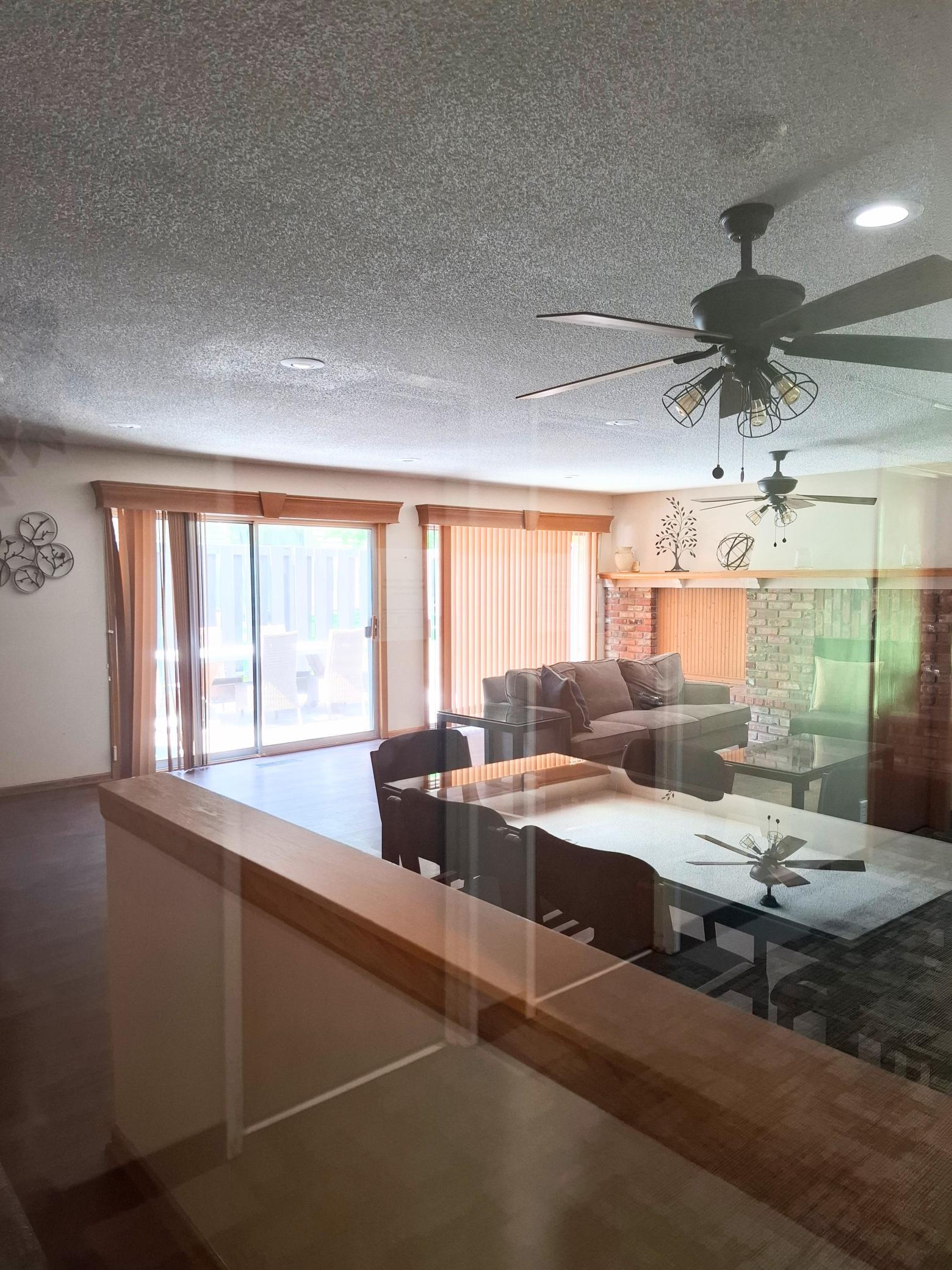 The clubhouse also has a private gathering space with outdoor patio.
