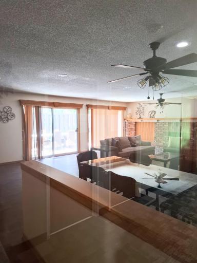The clubhouse also has a private gathering space with outdoor patio.