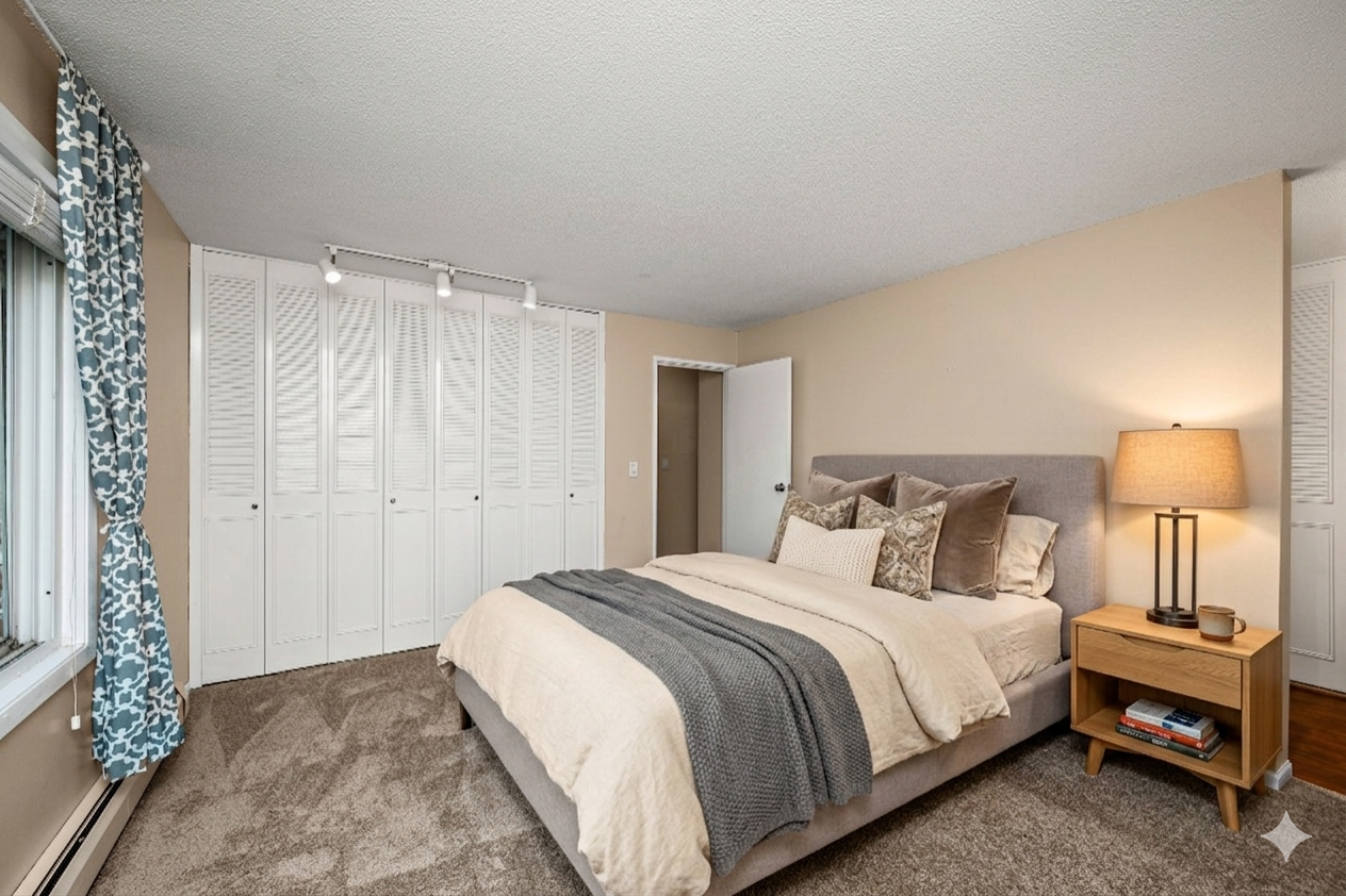 Primary Bedroom - virtually staged