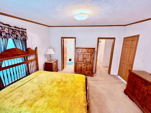 Master with private bath and walk in closet