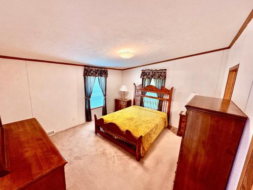 Master bedroom on separate end