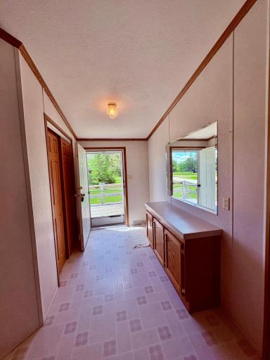 Entry/exit- very inviting and bright