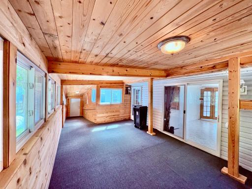 3 season room- tongue and grooved