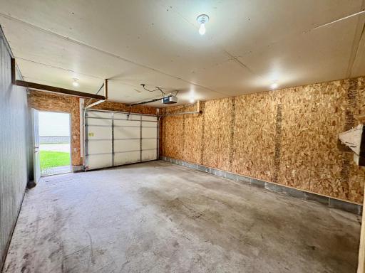 Inside north garage stall