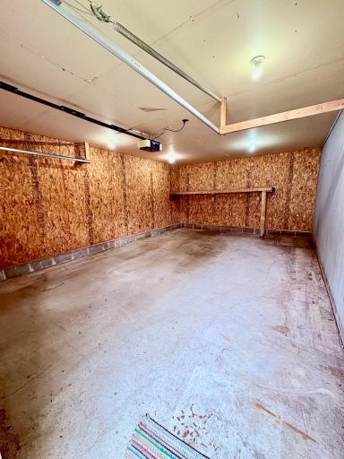 Inside north garage stall