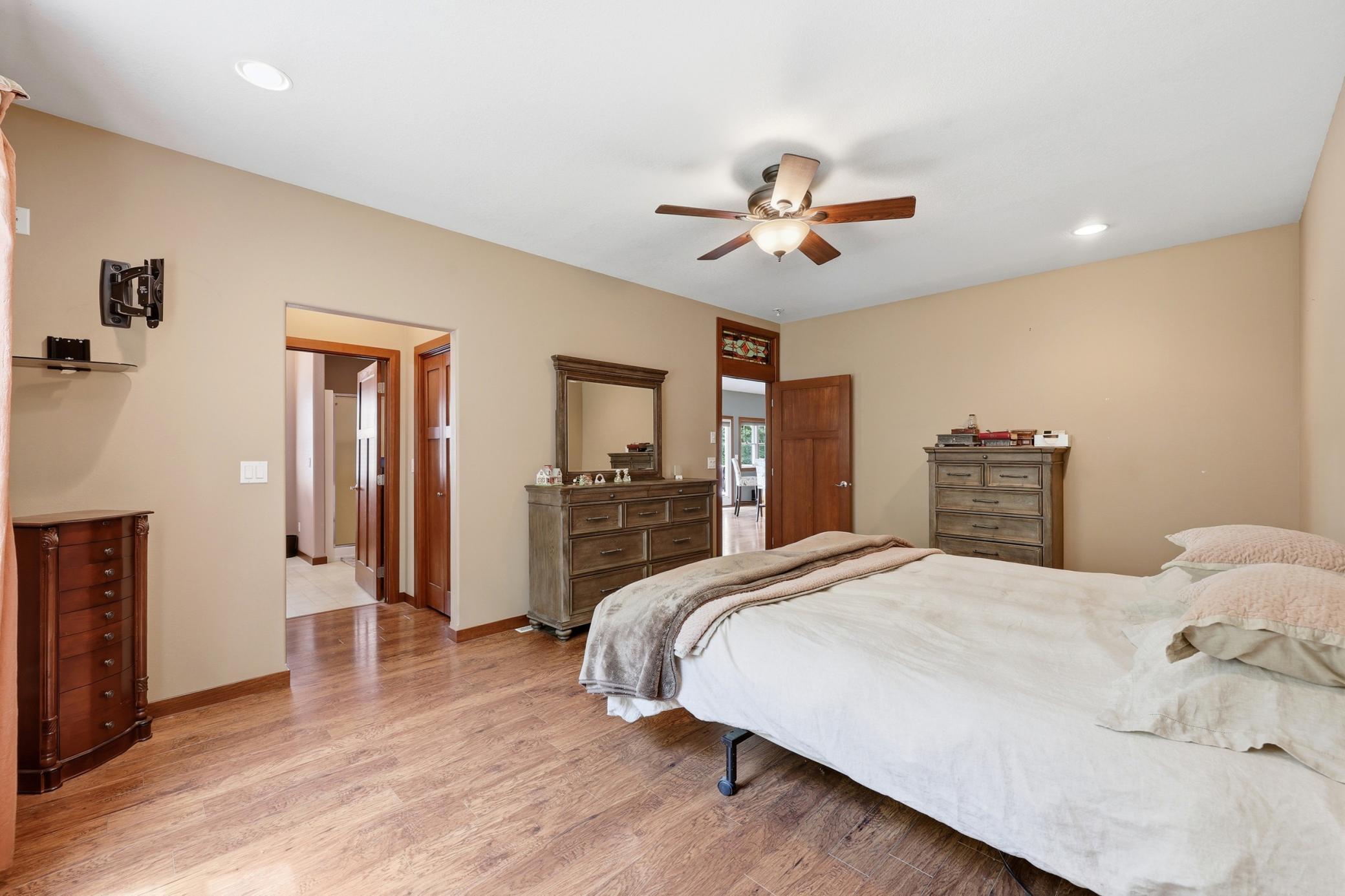 Master Suite (view to his & hers closets and bath)