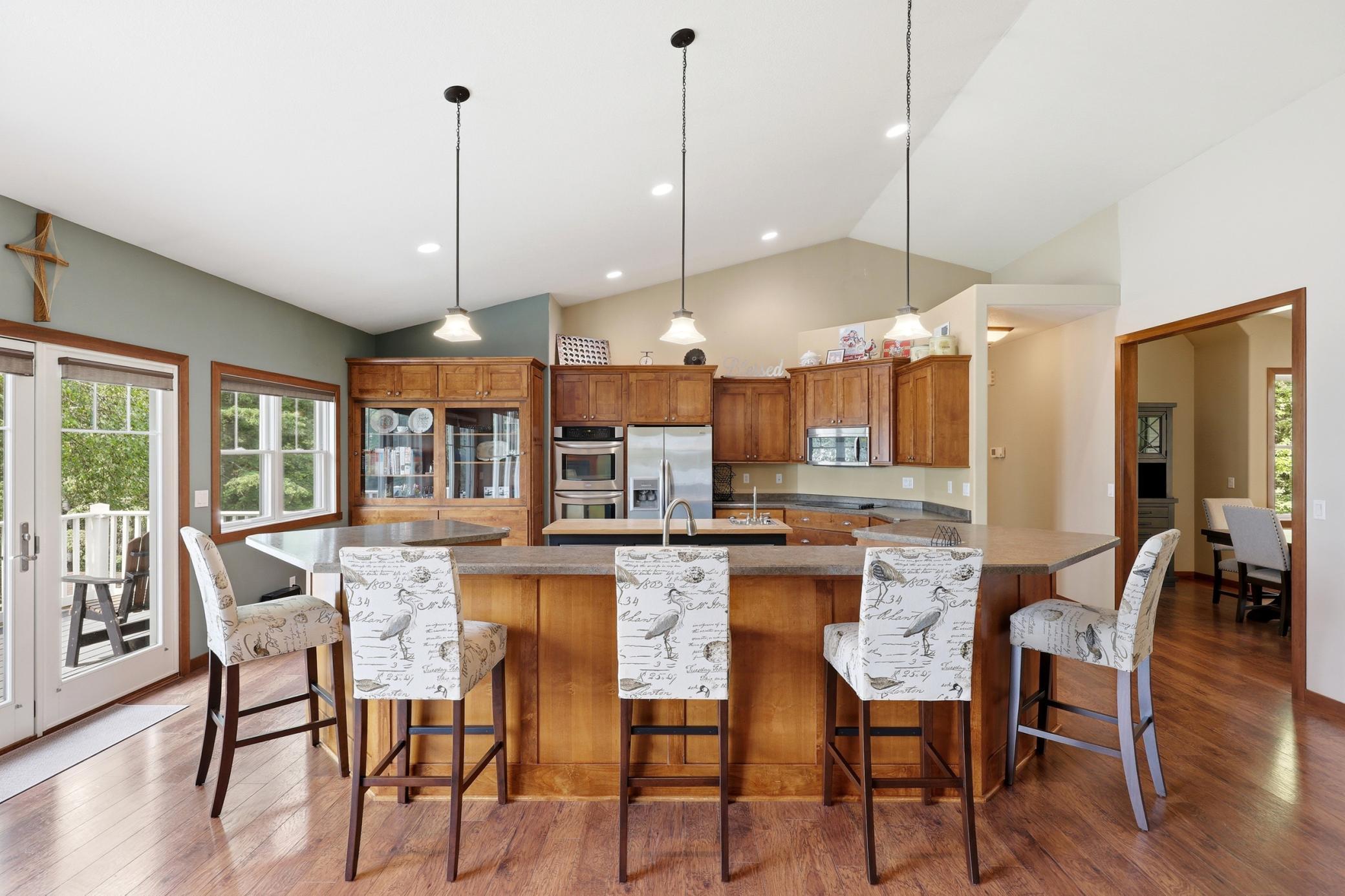 Kitchen view from Upper Living Area