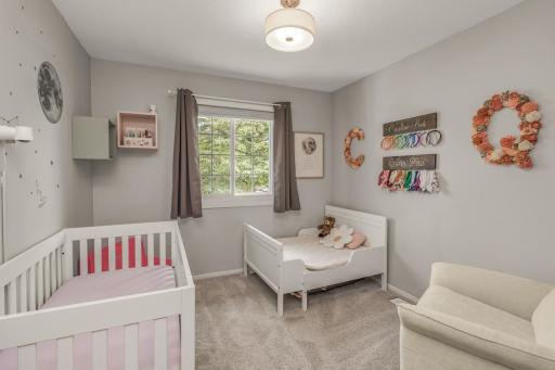 Second upper level bedroom is very nicely sized and well lit.