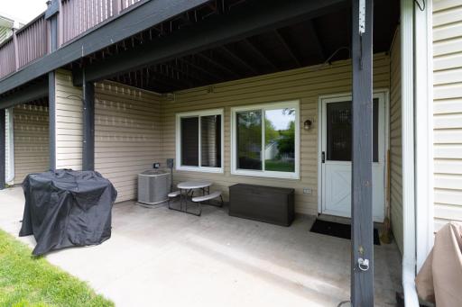 Wow! Look at the size of the lower level patio!