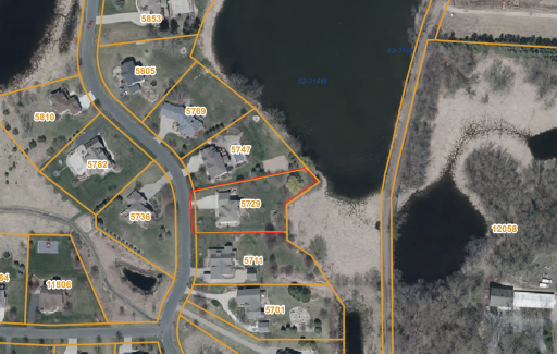 Aerial View 5729 Linden Avenue North Lake Elmo