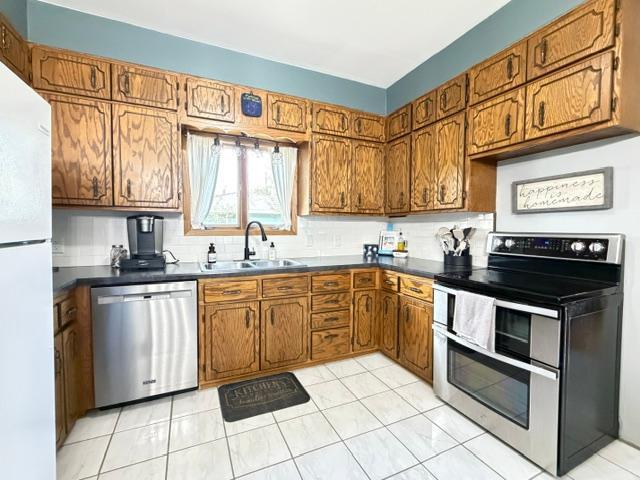 Oak cabinets