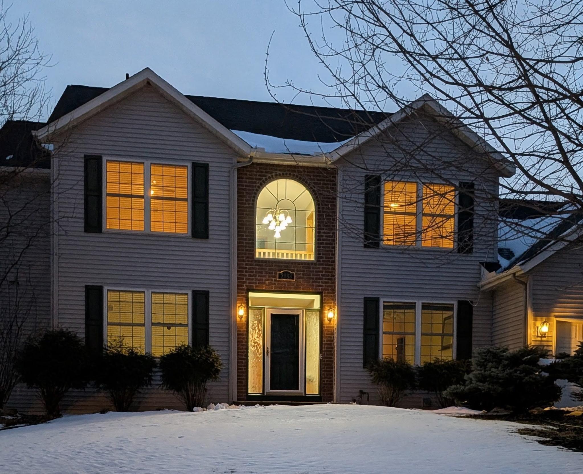 Welcome to Eagle Valley Drive, twilight