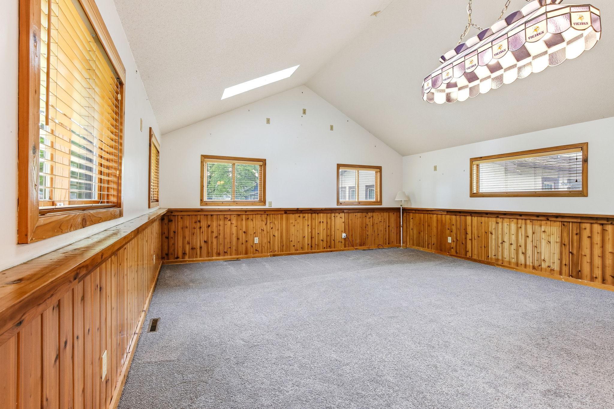 A great place to set up your entertainment center!