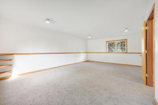 This is a room where you can dream a littleâhome theater, pool table, game room, bar, hobby space, or a combination of several. Thereâs enough room here to create something that really fits the way you live