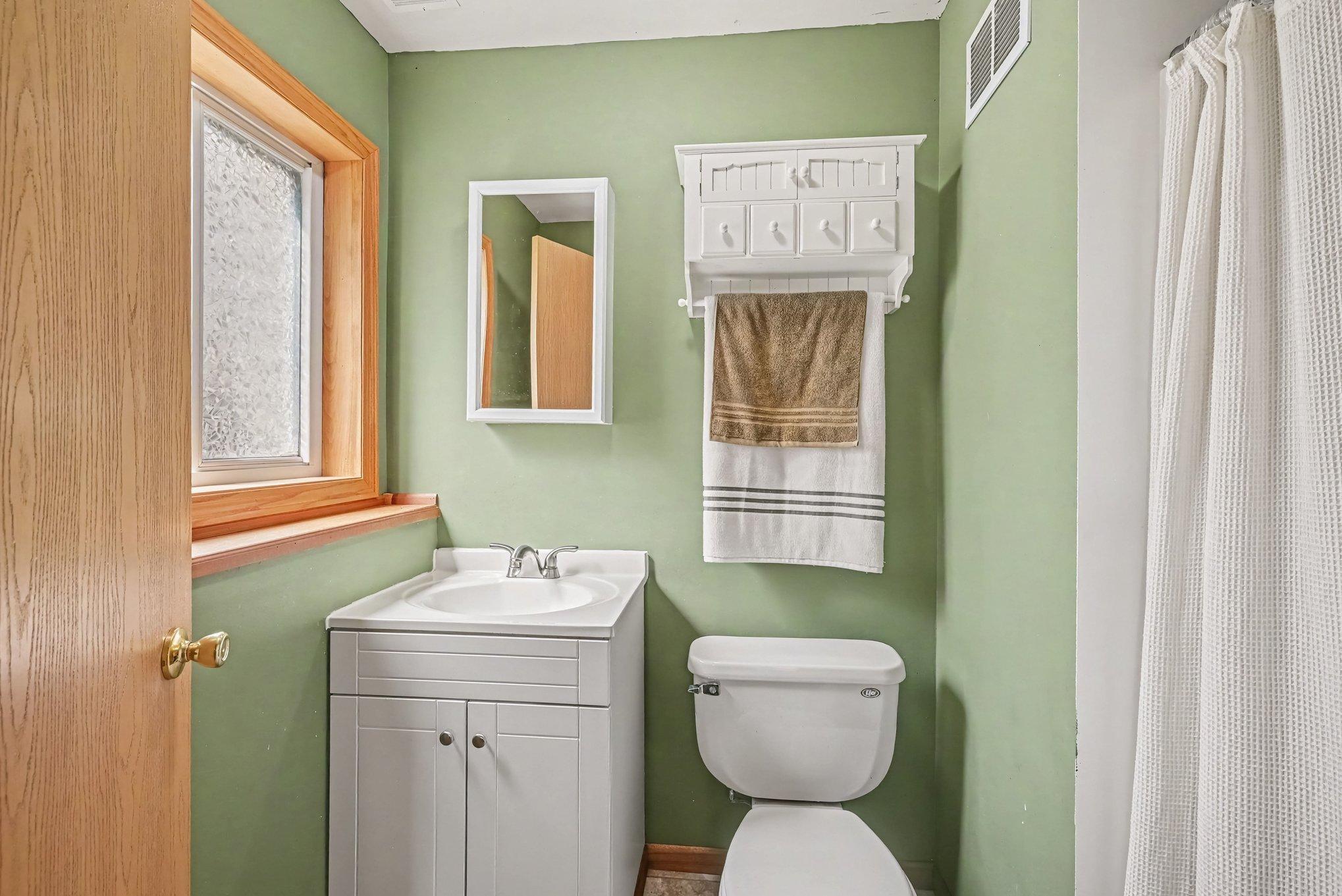 3/4 bath on lower level