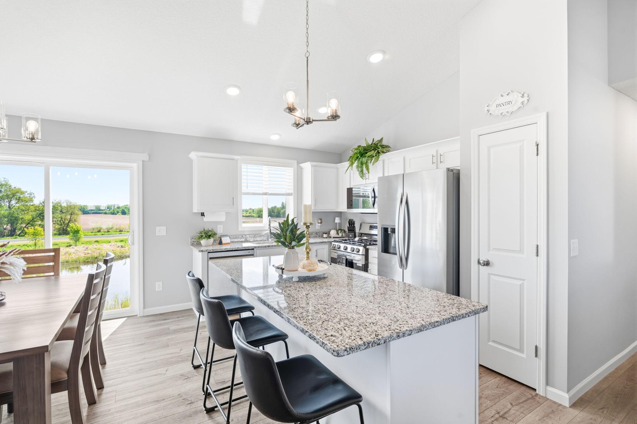 Beautiful views from well-appointed kitchen!