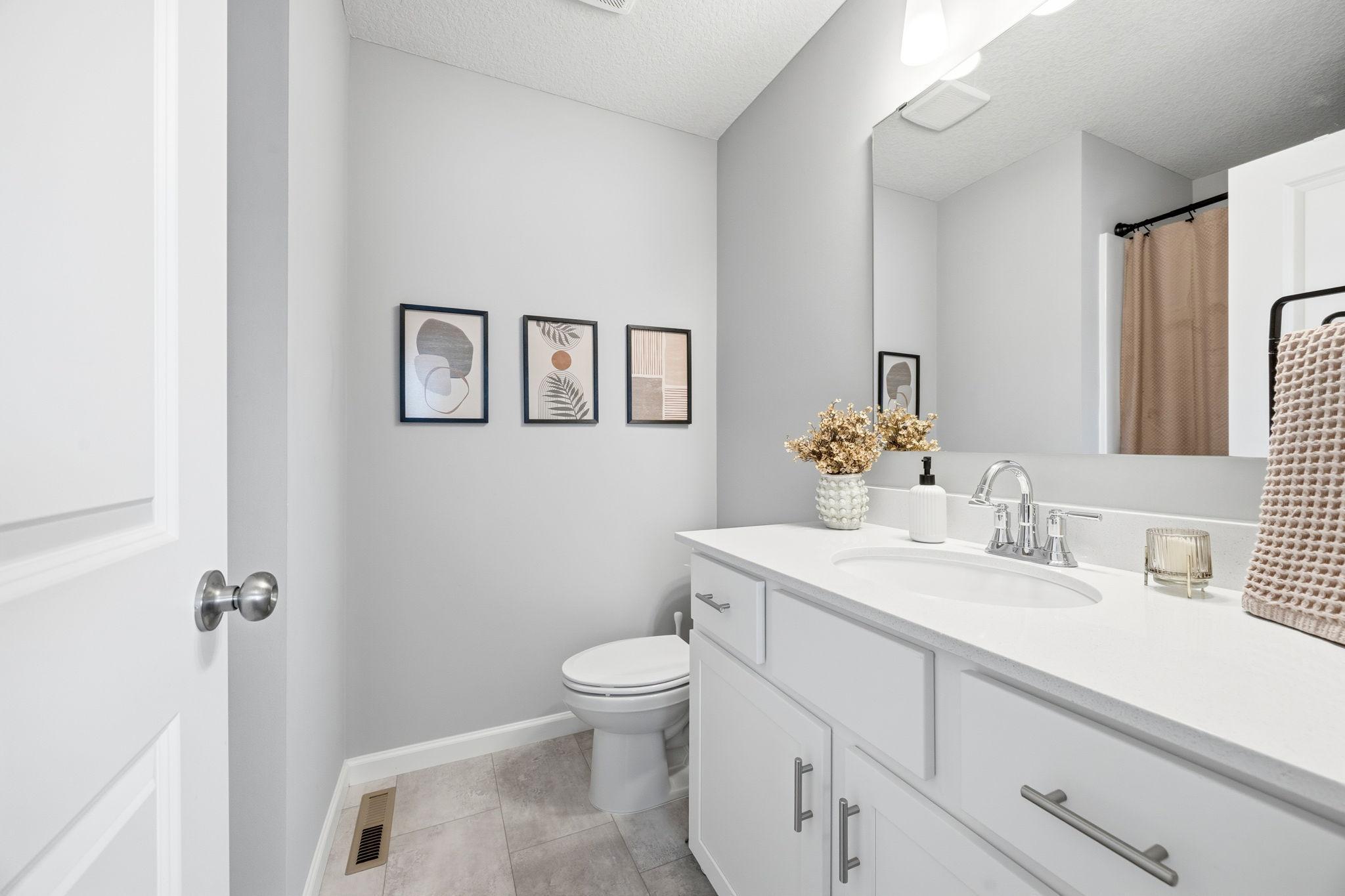 Main level hall bathroom!