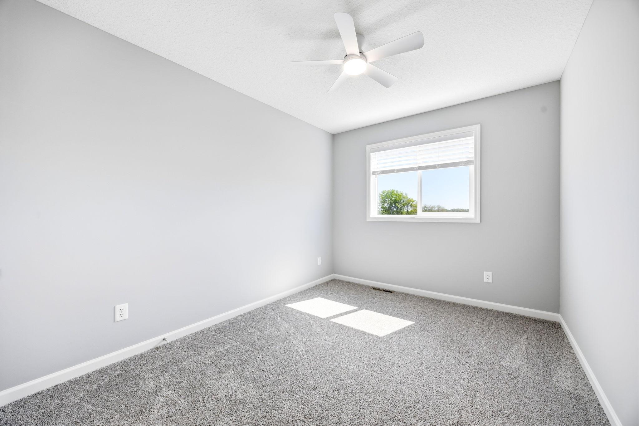 Main floor Bedroom #2 - with ceiling fan!