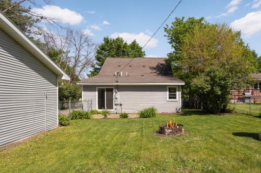 Fully Fenced Backyard with Firepit and Patio