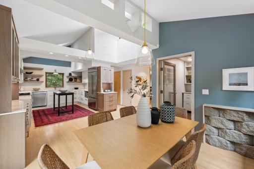 Kitchen and dining areas connect seamlessly for easy everyday living and entertaining.