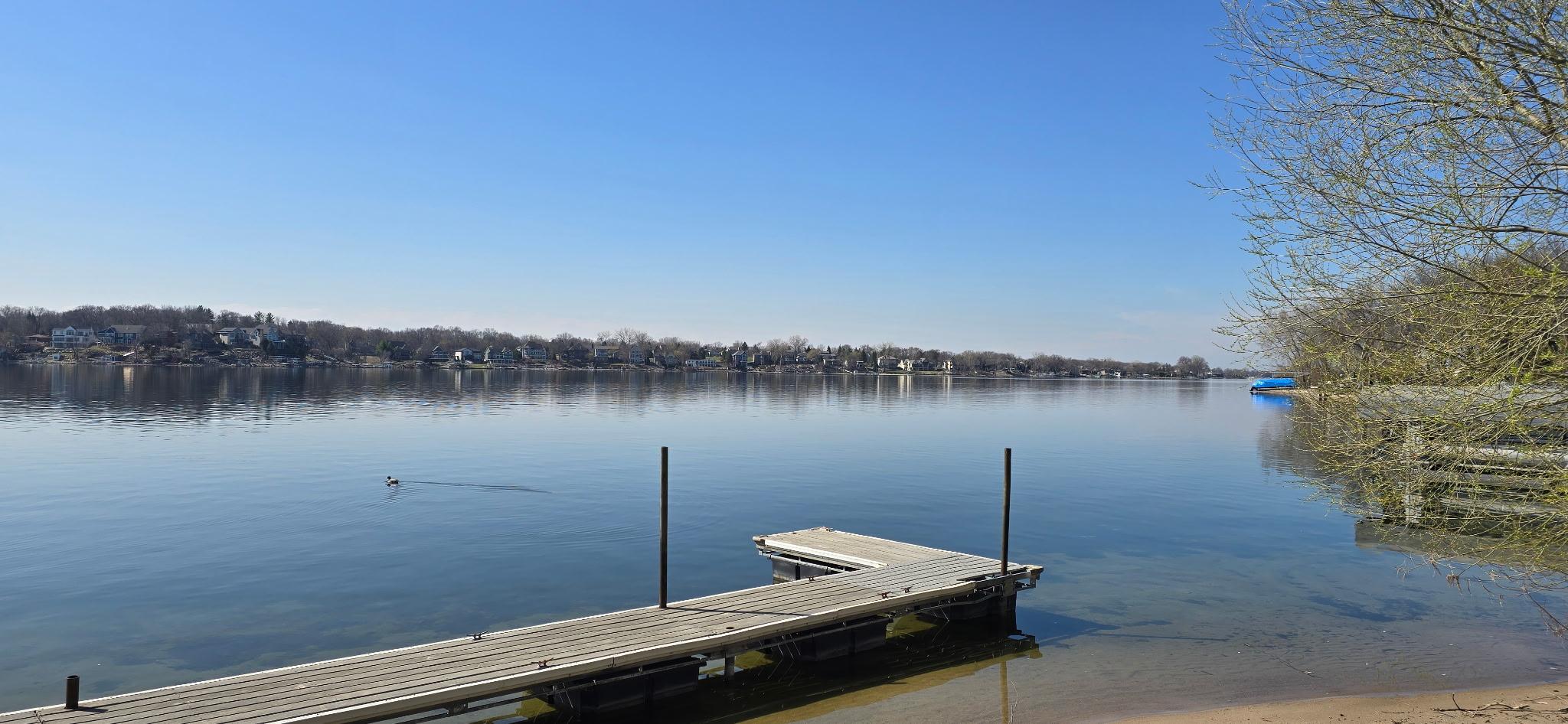 Spring Season View to the South from the Waters Edge (Prior to Floating Dock Being Anchored into Position)