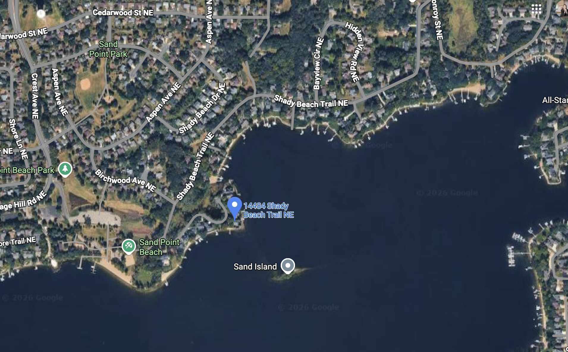Aerial View of the "The Point"
