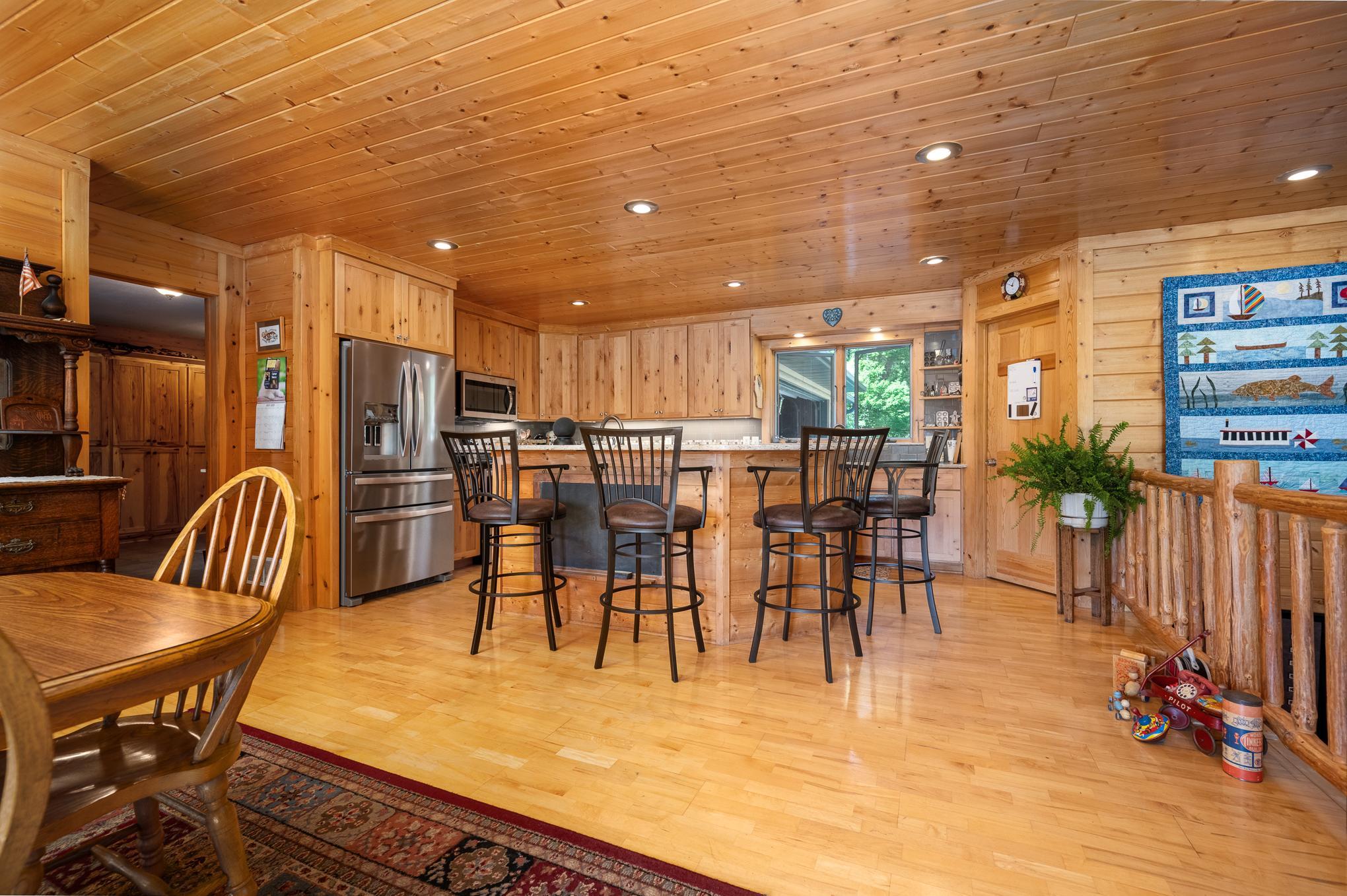 view of the kitchen