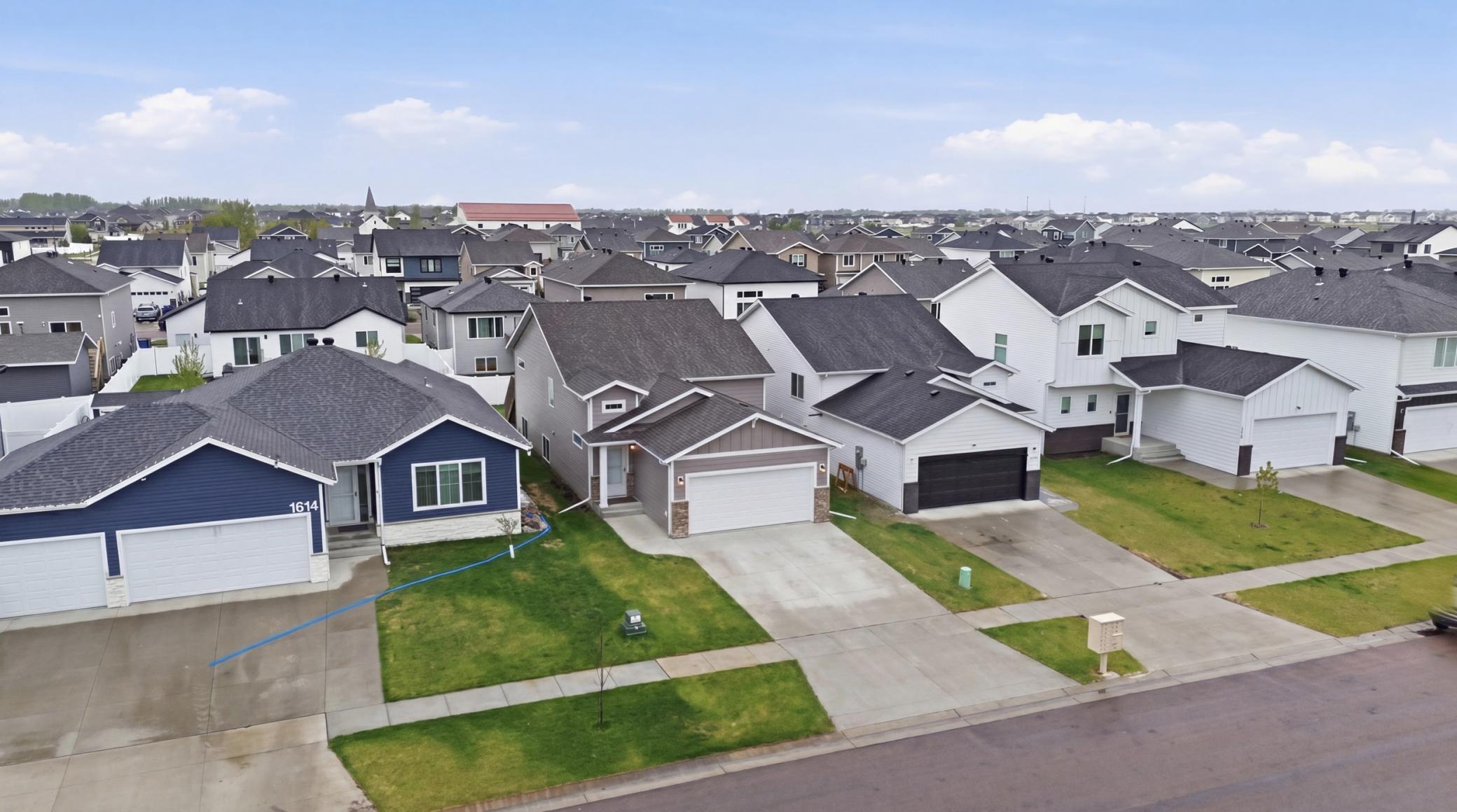 Aerial View-Front of Home