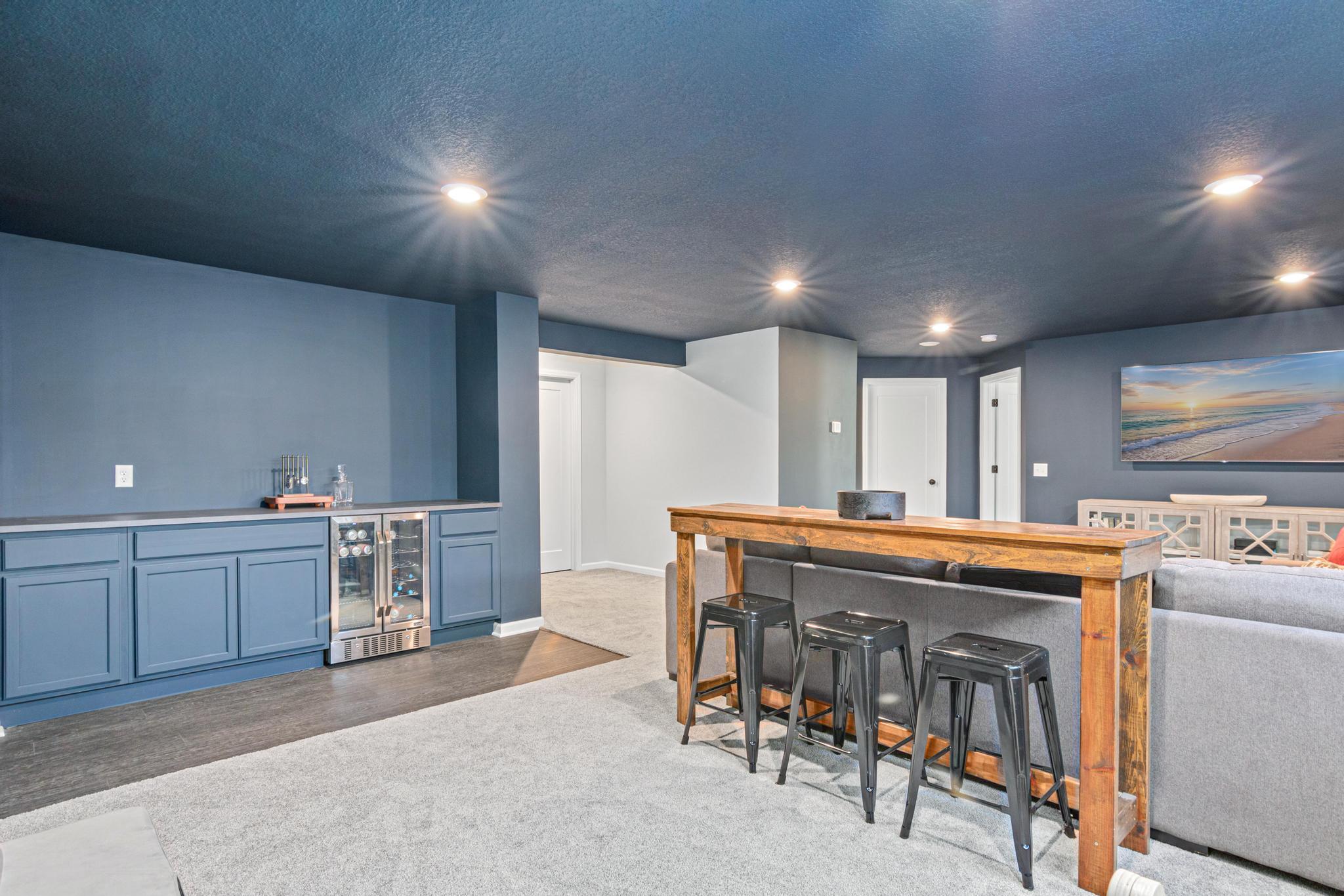 Lower level family room