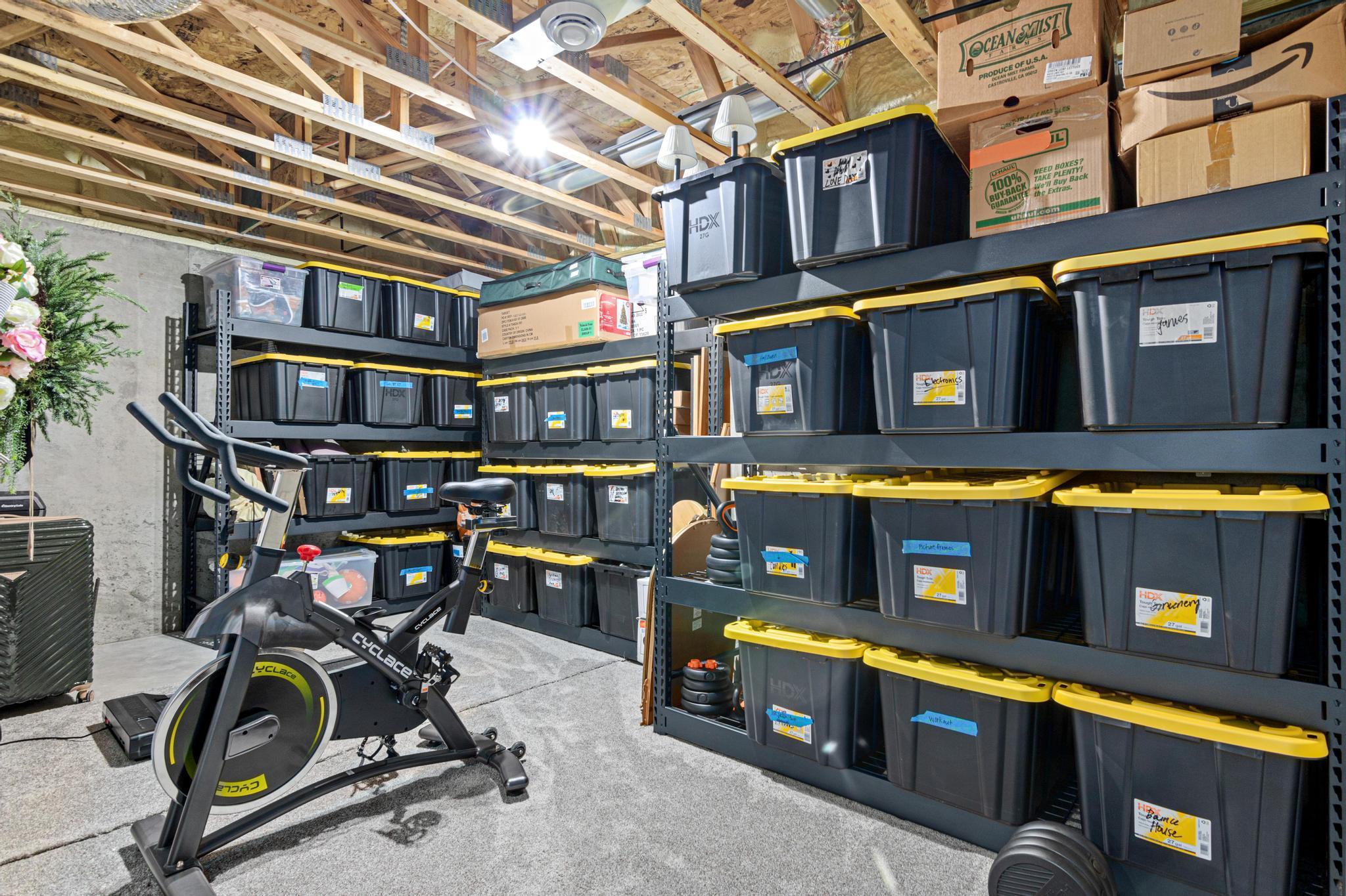 Lots of extra storage space!