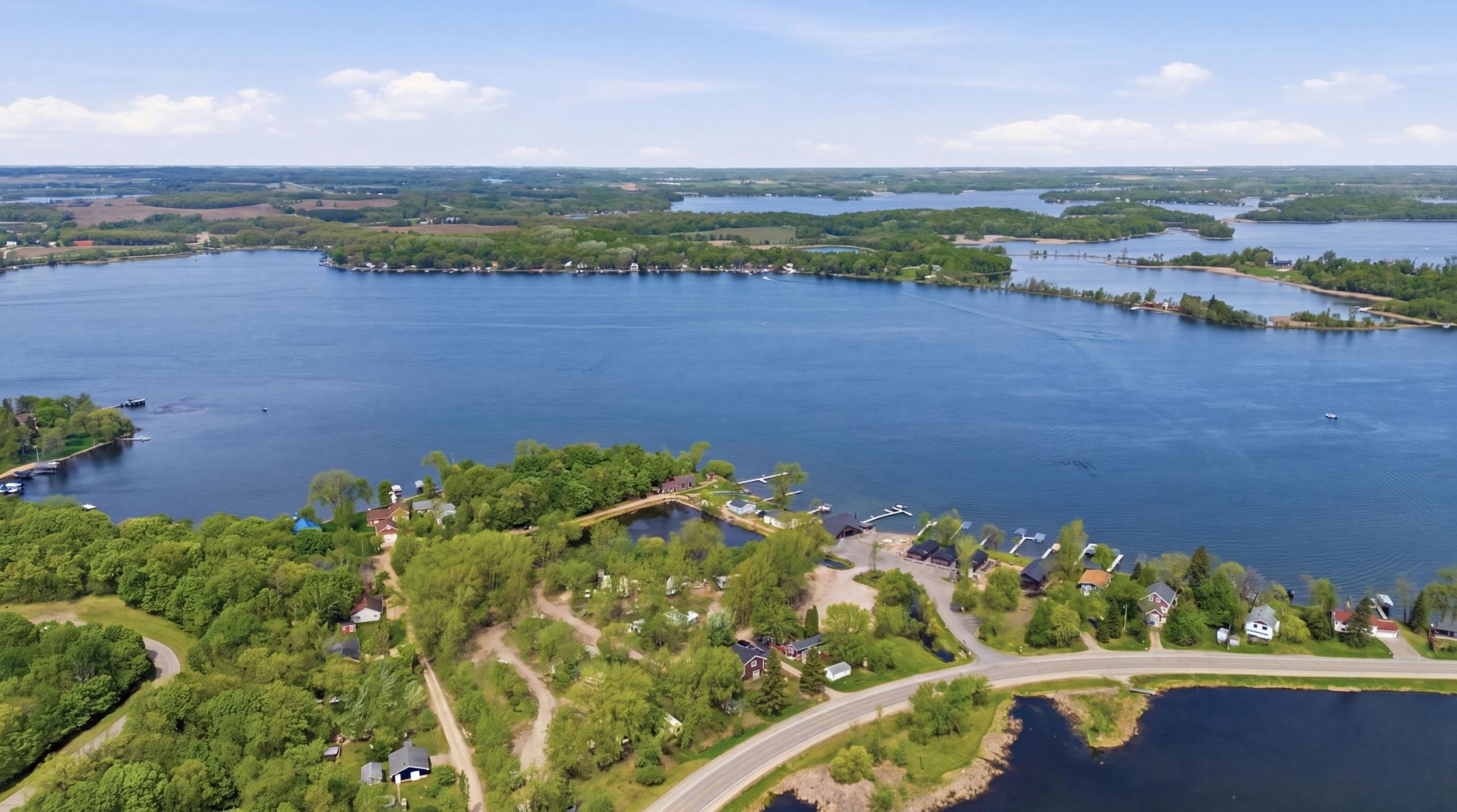 Aerial View, Middle Cormorant