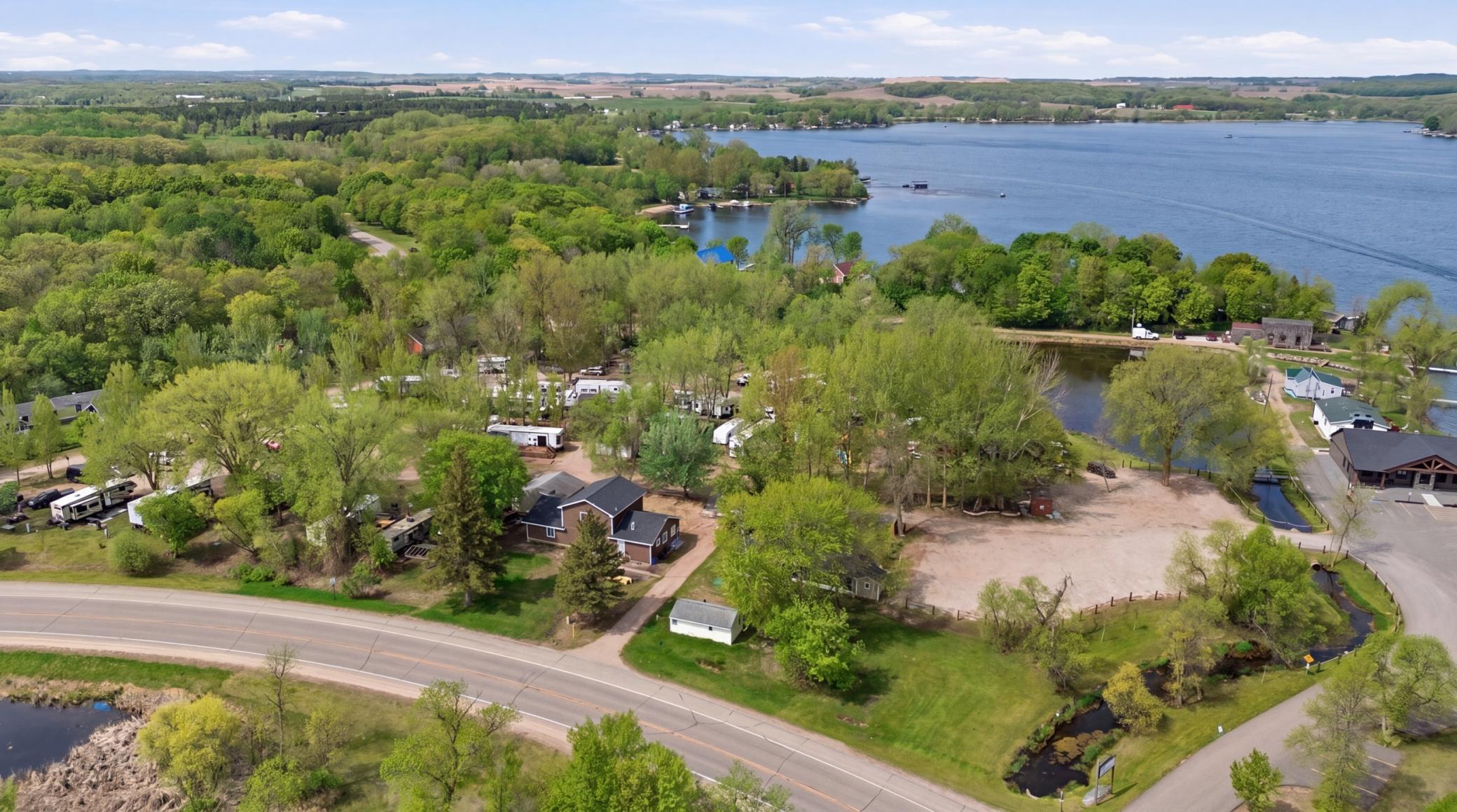 Aerial View, Middle Cormorant