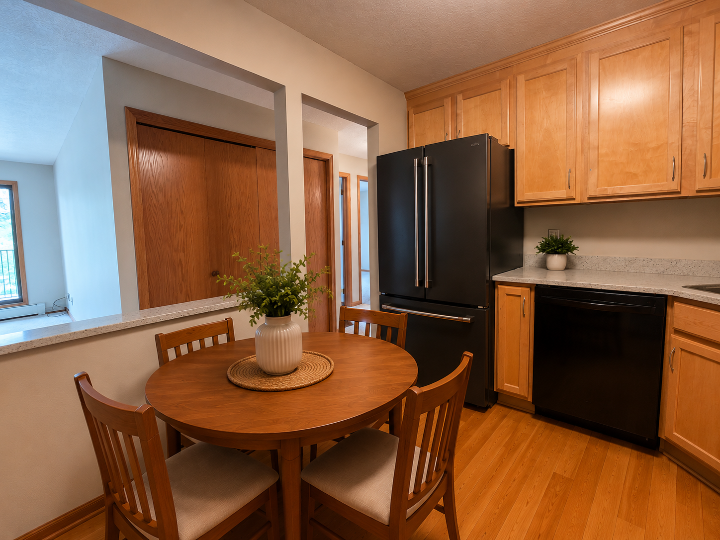 furnished Eat-in Kitchen