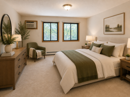 And, with AI furniture showing the space furnished.