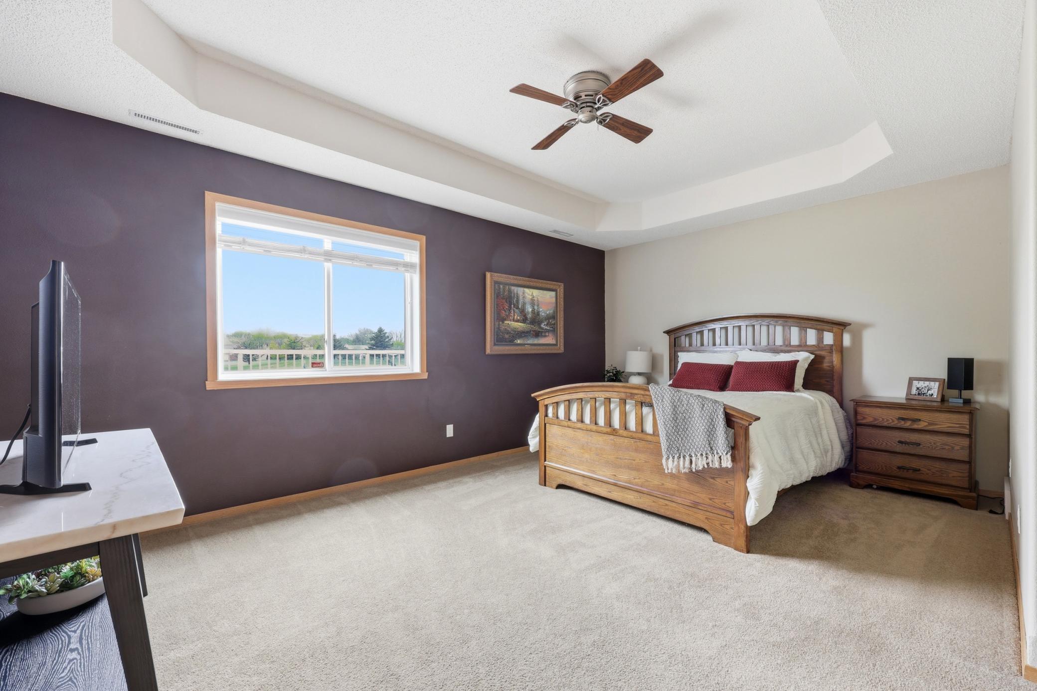 Large primary bedroom
