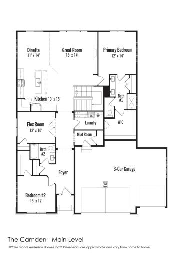 âBright and open main-floor living with a spacious kitchen, inviting gathering spaces, and a private primary suite. Flexible lower-level options allow for up to 4 bedrooms, 3 bathrooms, and nearly 2,900 finished square feet.â