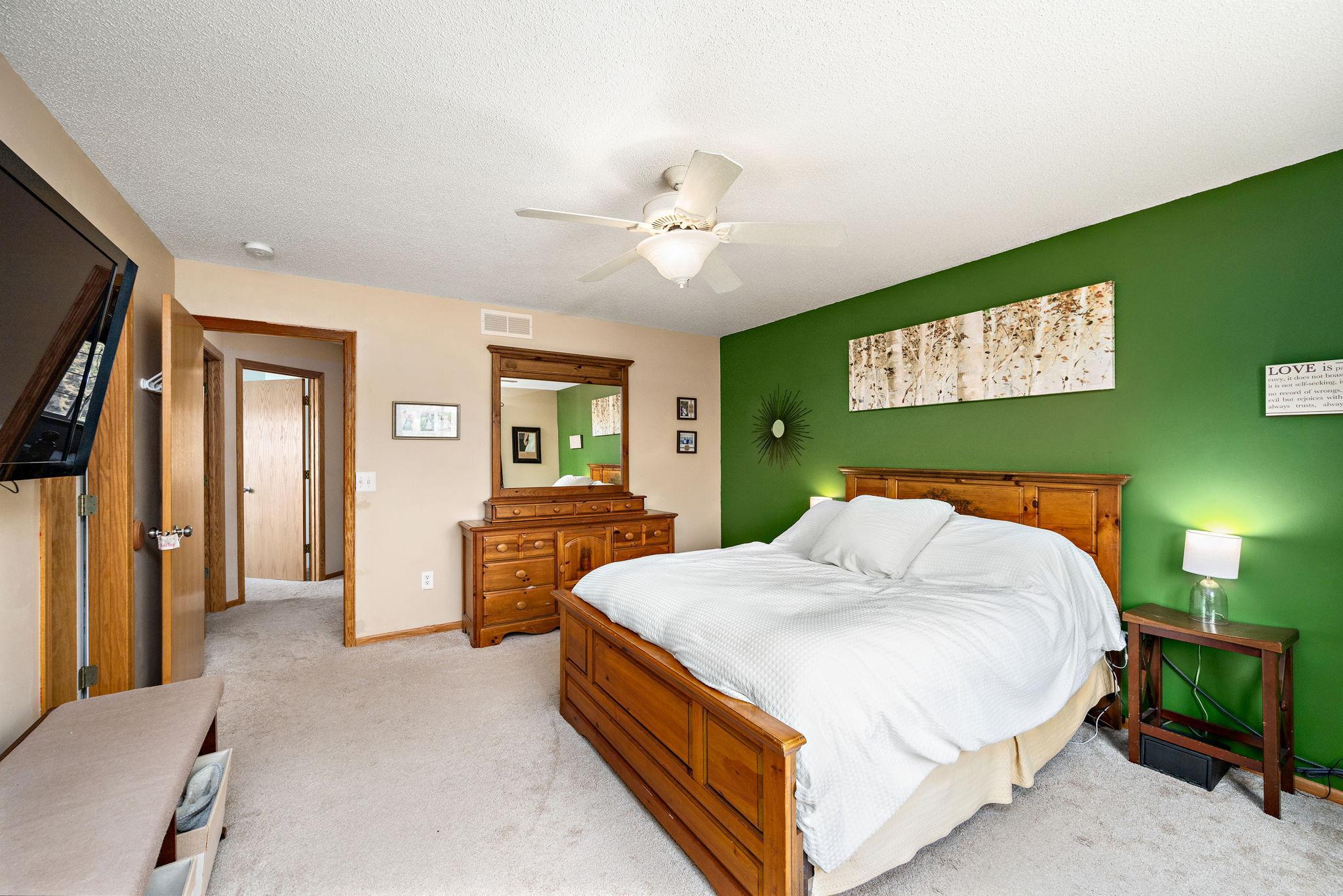Primary bedroom suite