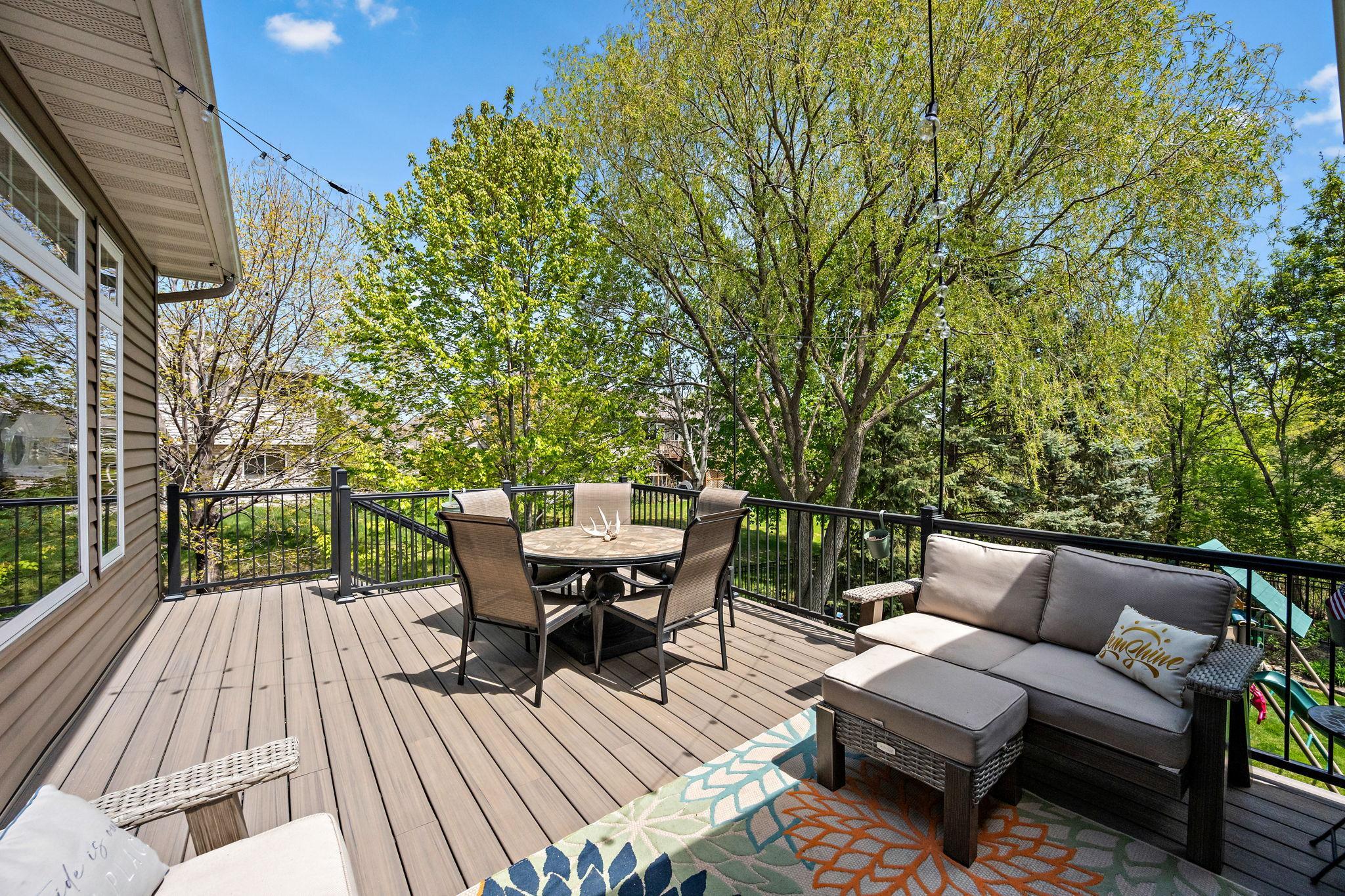 Large maintenance free deck