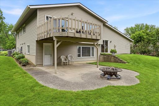 Relaxing evenings spent on the deck or at the firepit on the patio.