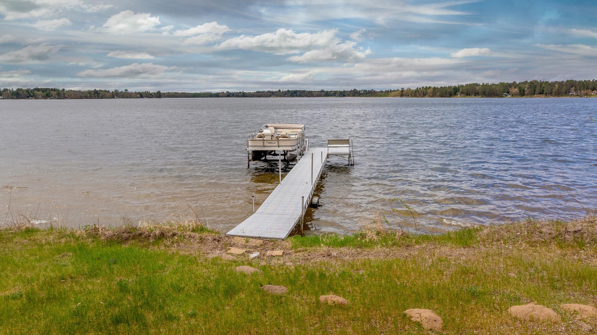 Lake, Dock and Boat