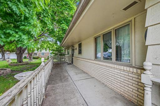 Expansive front porch is great for morning coffee or relaxing evenings