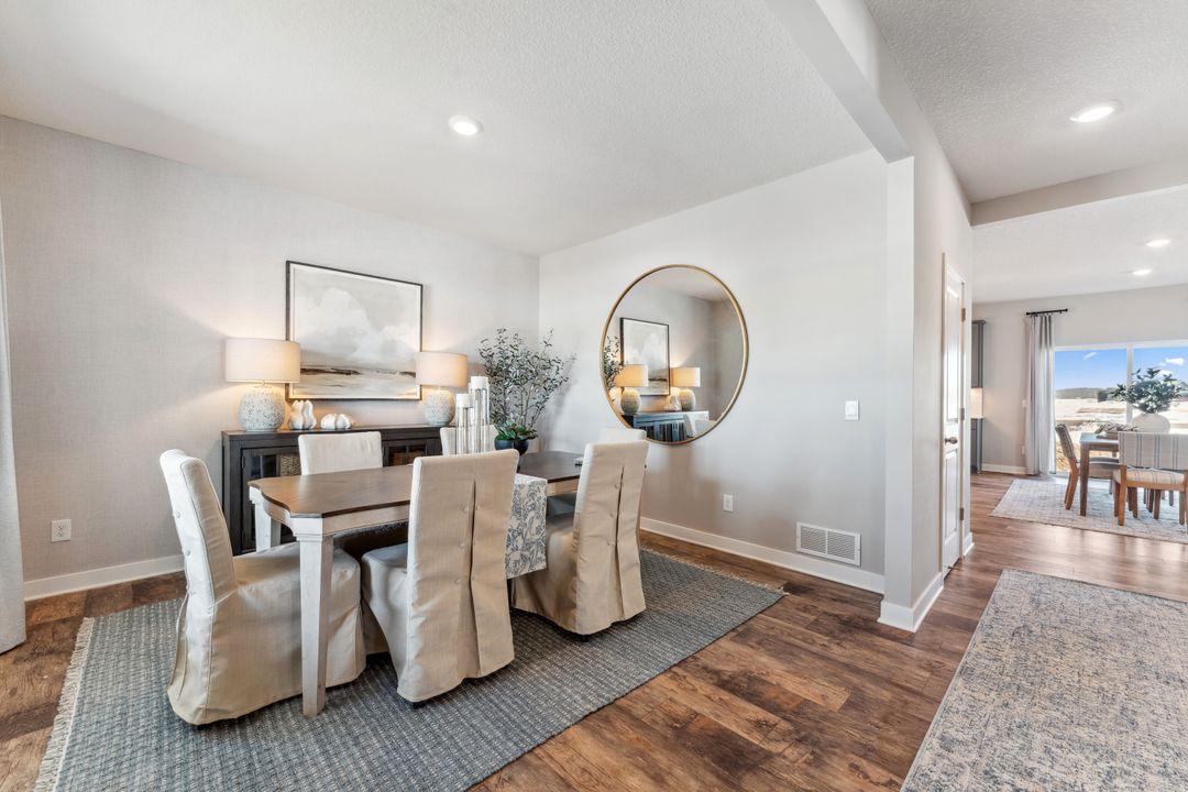 What an entry! BRAND NEW floorplan by D.R. Horton just released. Jameson floor plan. Photo of previously built home; finishes, selections, colors, and floorplan to vary.