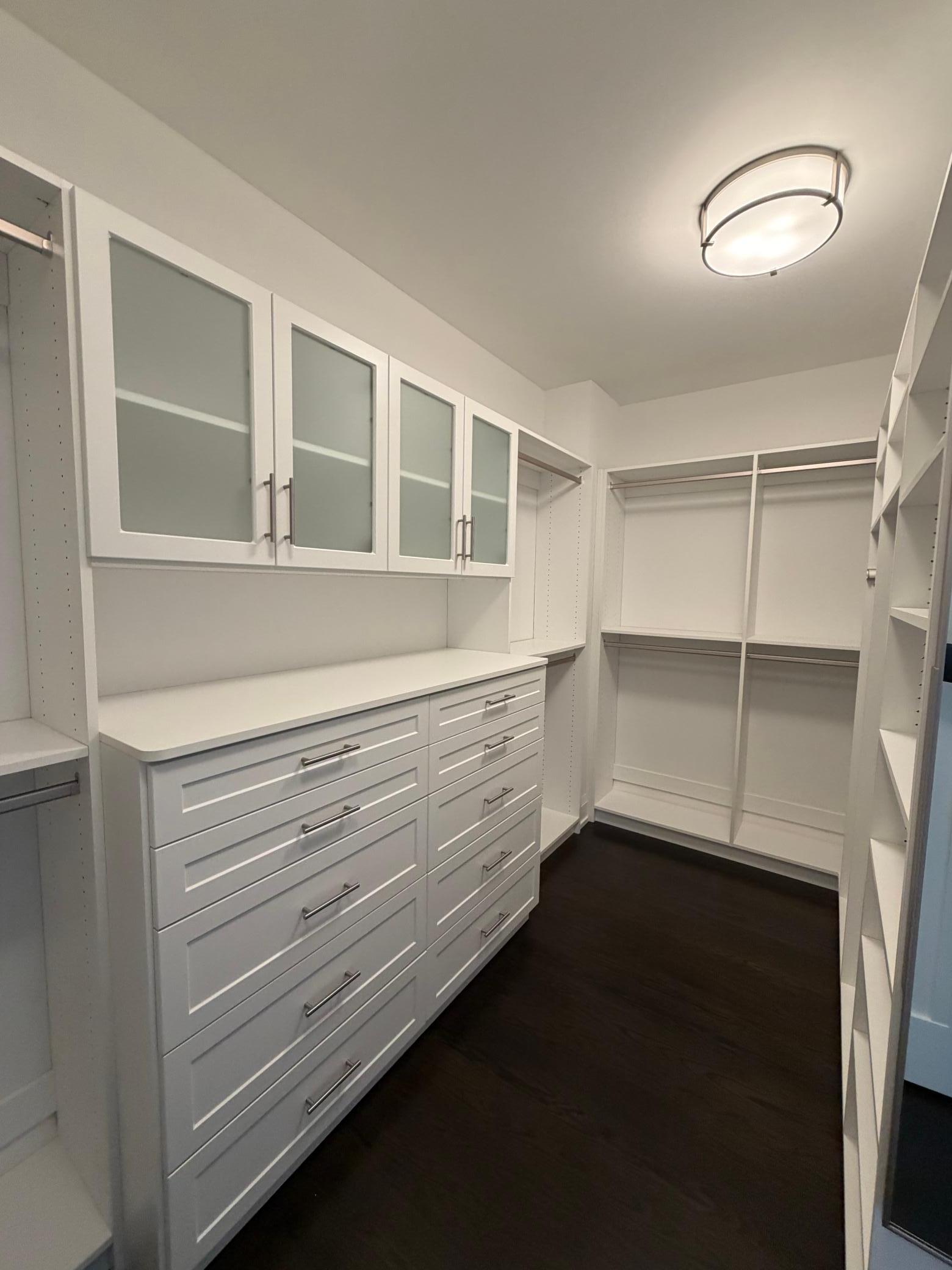Primary Bedroom walkin closet