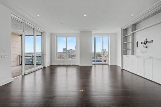 Living Room with Westerly Views